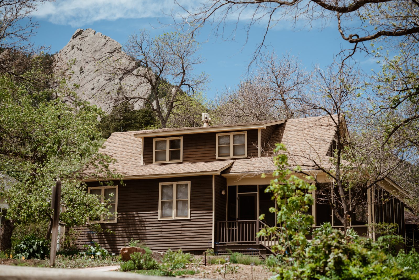 Cottage with Flatirons