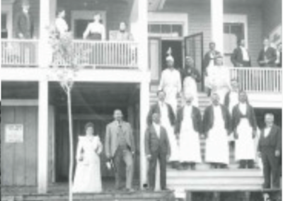 Dining Hall Staff, 1898, Otis Jackson, Manager